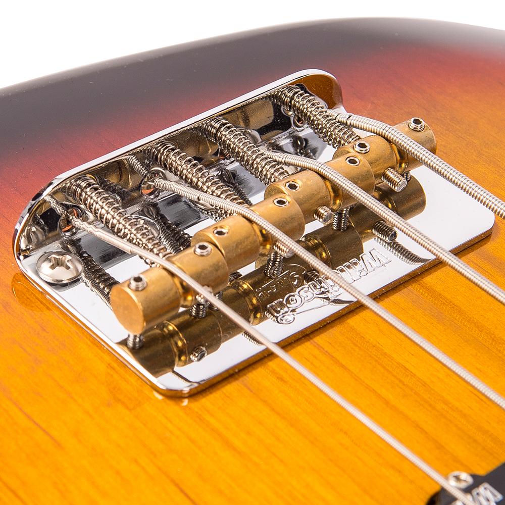 Vintage VJ74 ReIssued Bass ~ Sunset Sunburst, Bass Guitar for sale at Richards Guitars.