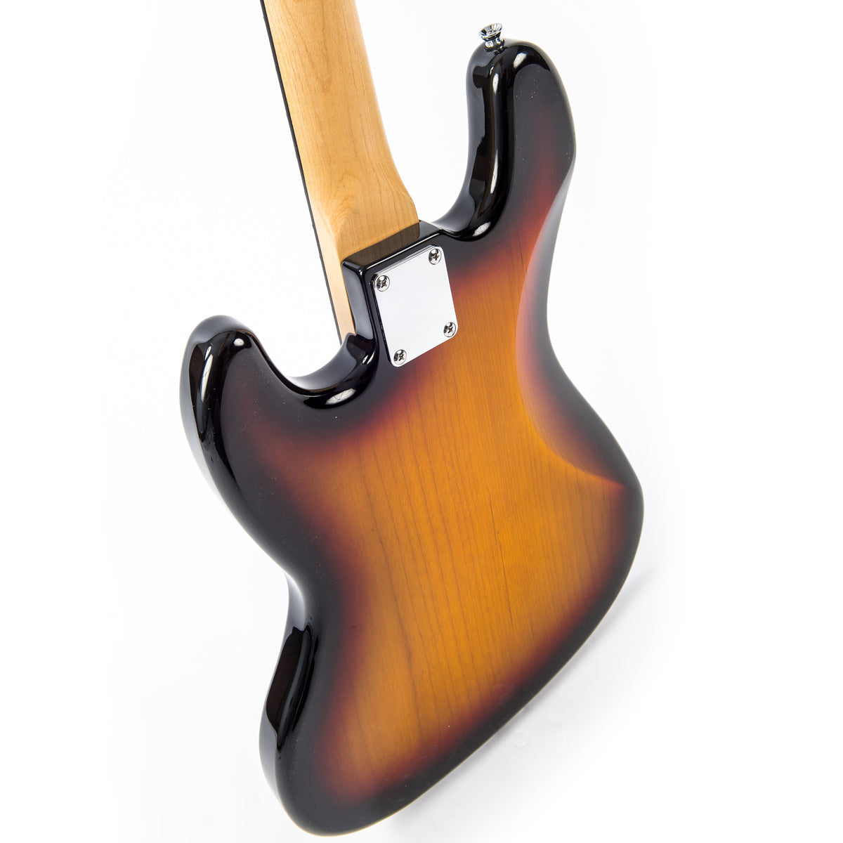 Vintage VJ74 ReIssued Maple F/Board Bass ~ Sunset Sunburst, Bass Guitar for sale at Richards Guitars.