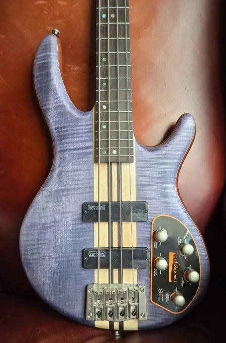 Cort A4 Plus FMMH Open Pore Blue Black - Richards Guitars Of Stratford Upon Avon