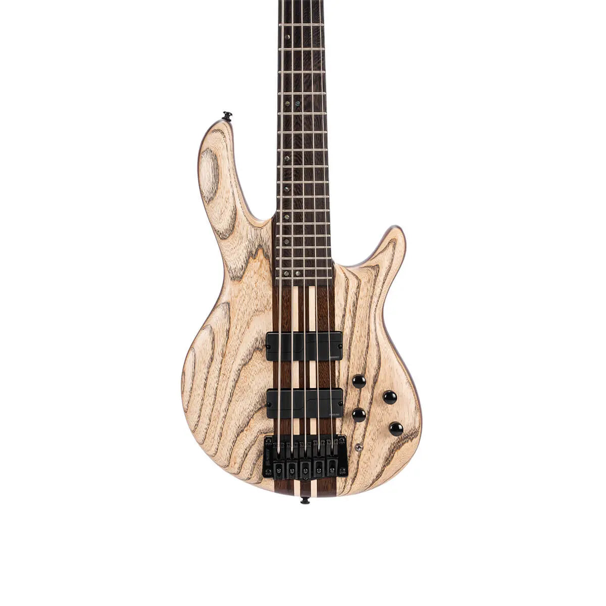 Cort A5 Ultra Ash, Etched Naturalural Black w/case Bass Guitar - Richards Guitars Of Stratford Upon Avon
