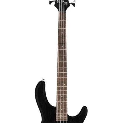 Cort Action Bass Junior Open Pore Black Bass Guitar - Richards Guitars Of Stratford Upon Avon