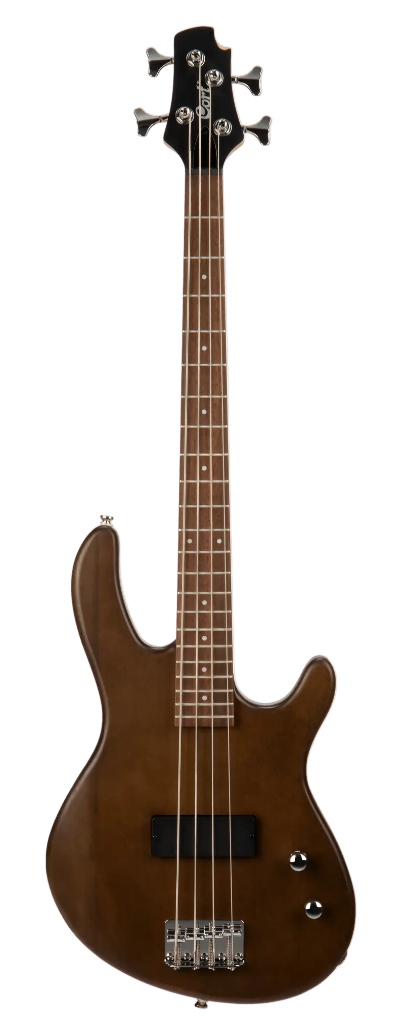 Buy Cort Action Bass Junior Open Pore Walnut Bass Guitar