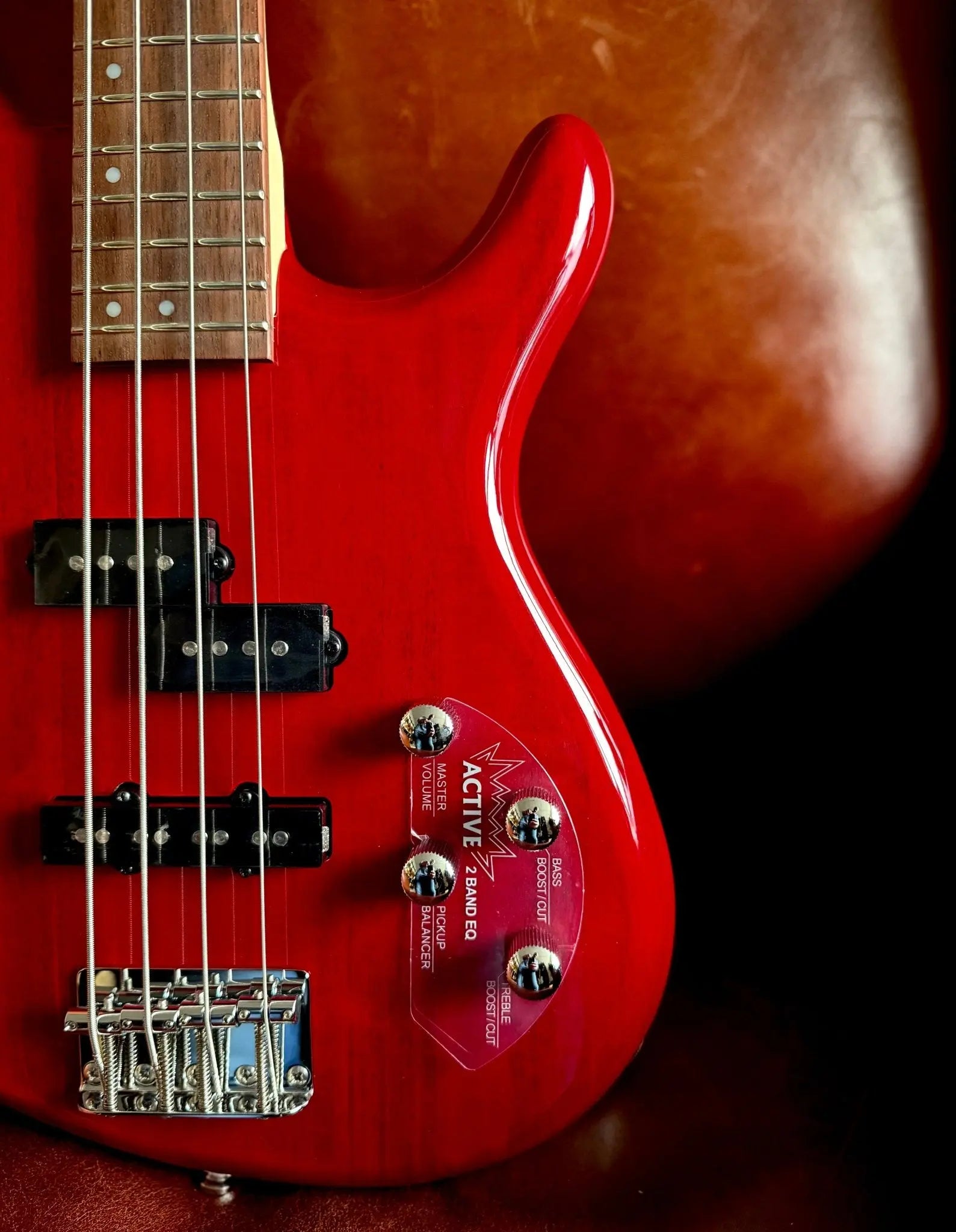 Buy Cort Action Bass Plus Trans Red Bass Guitar
