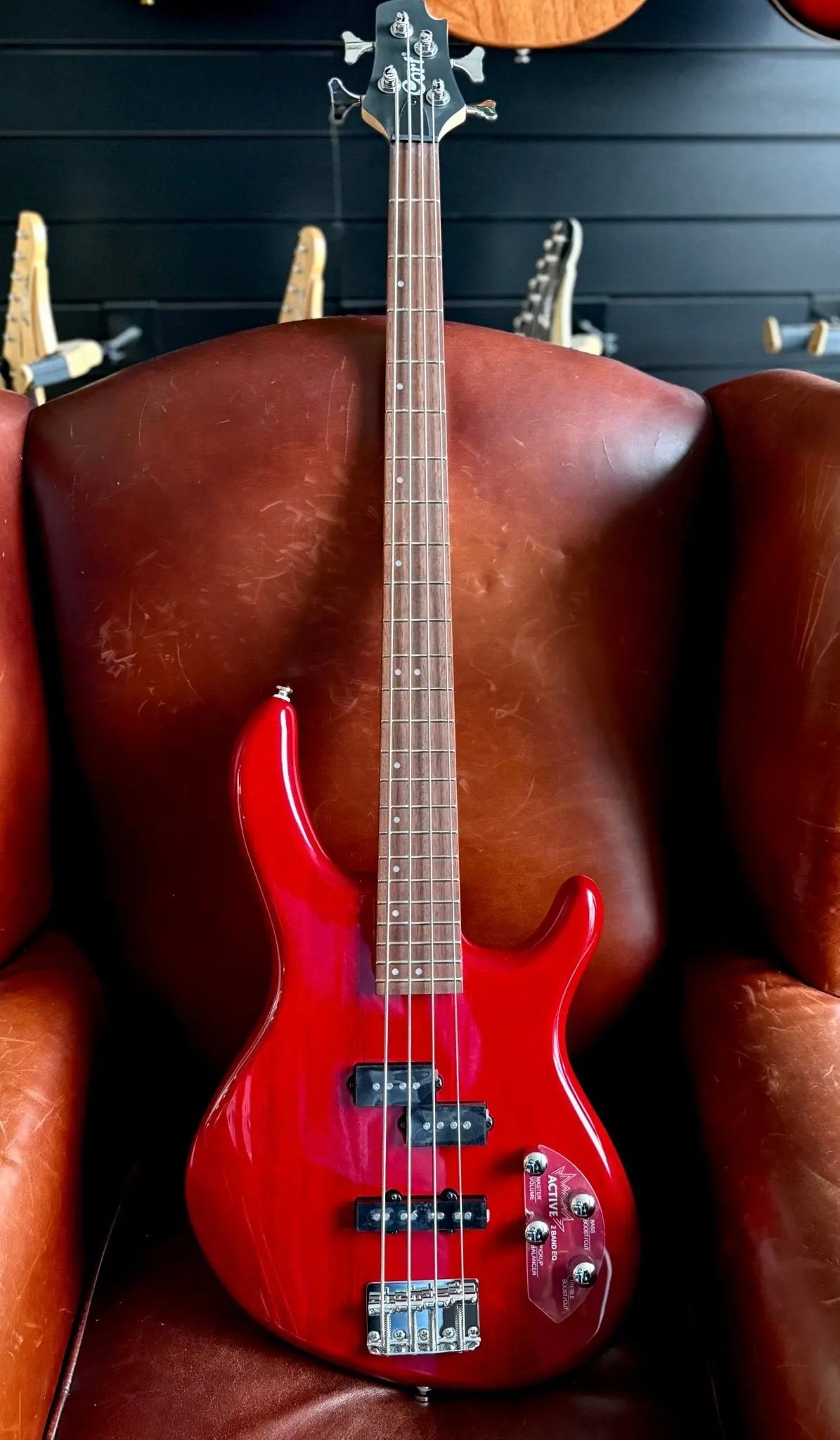 Buy Cort Action Bass Plus Trans Red Bass Guitar