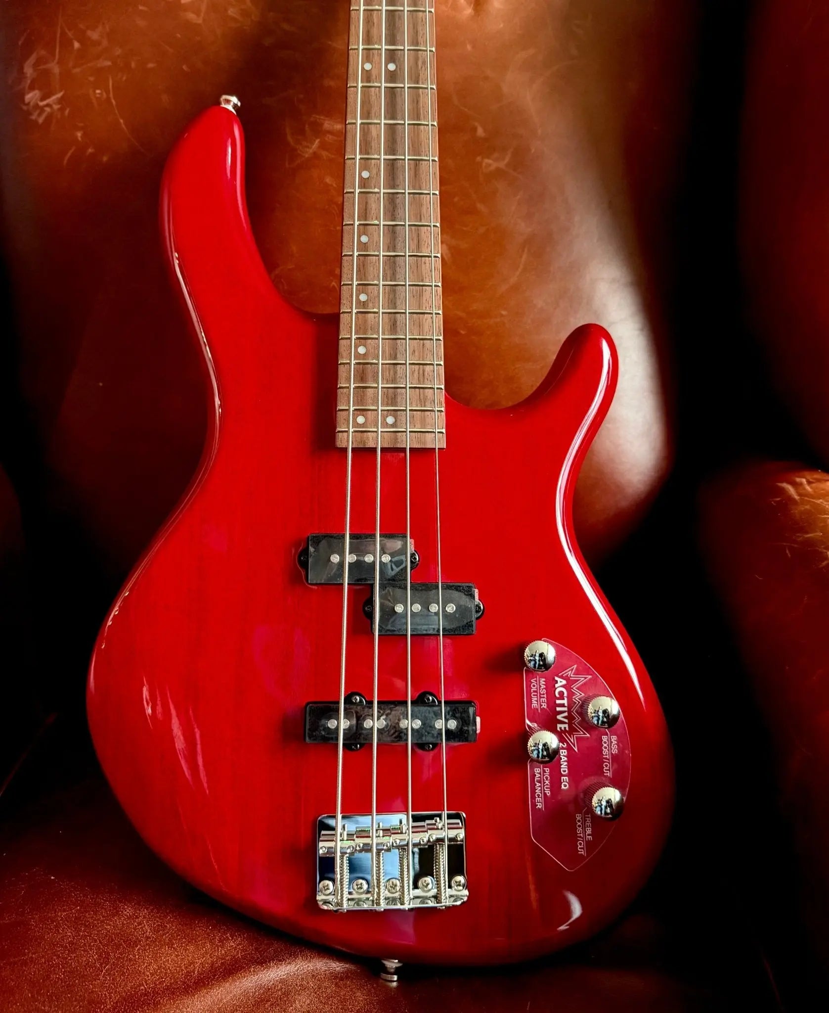 Buy Cort Action Bass Plus Trans Red Bass Guitar