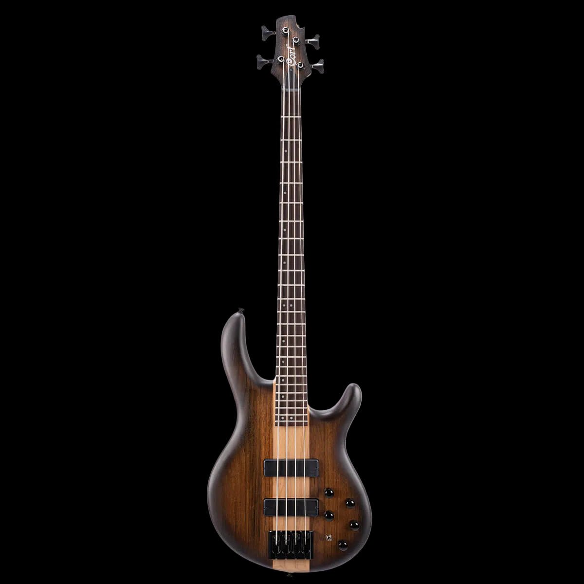 Cort Artisan C4 Plus OVMH Antique Brown Burst Bass Guitar - Richards Guitars Of Stratford Upon Avon
