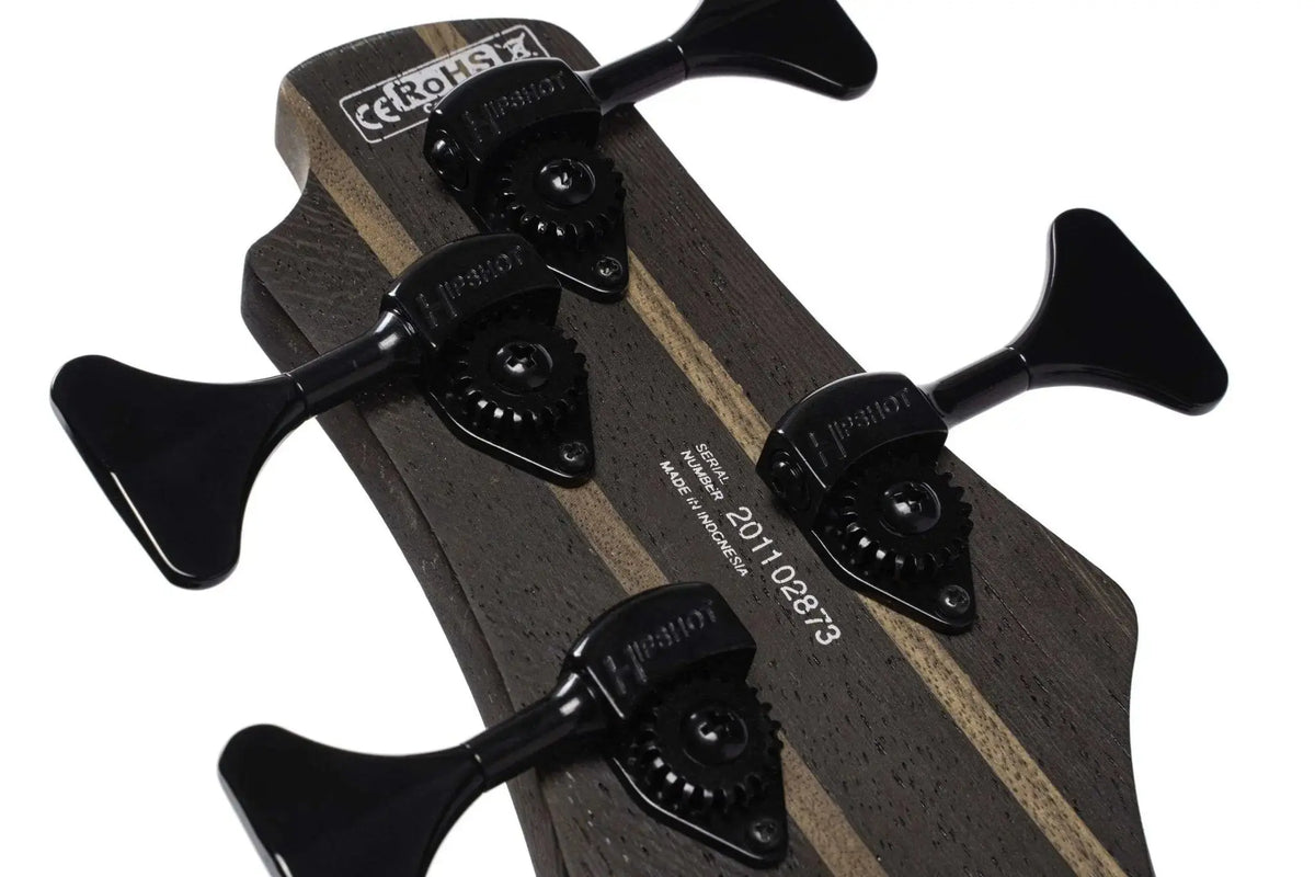 Buy Cort B4 Element, Open Pore Trans Black Bass Guitar