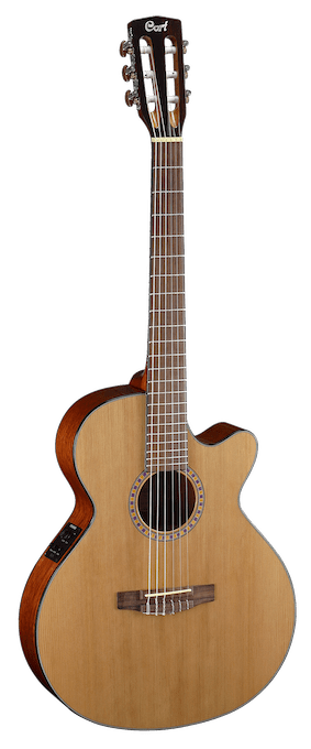 Cort CEC5 Slimline Electro Nylon Hybrid - Richards Guitars Of Stratford Upon Avon