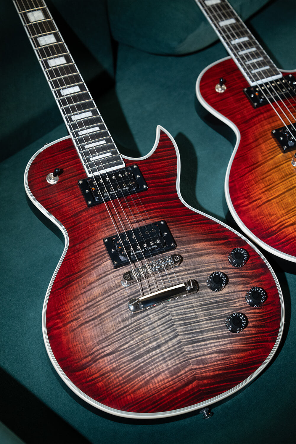 Cort CR300 Deluxe LVB Lava Burst Electric Guitar