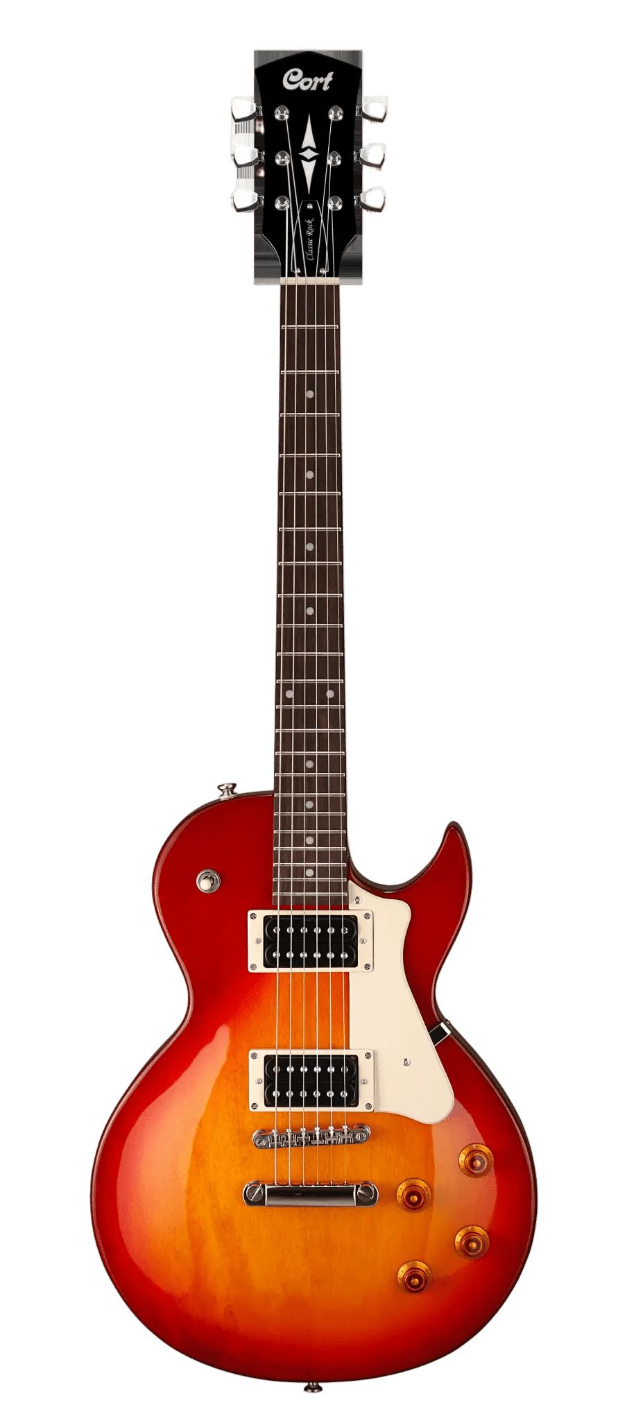 Cort CR100 Cherry Red Sunburst Electric Guitar w' £225 Custom Pro Setup & Support Package - Richards Guitars Of Stratford Upon Avon