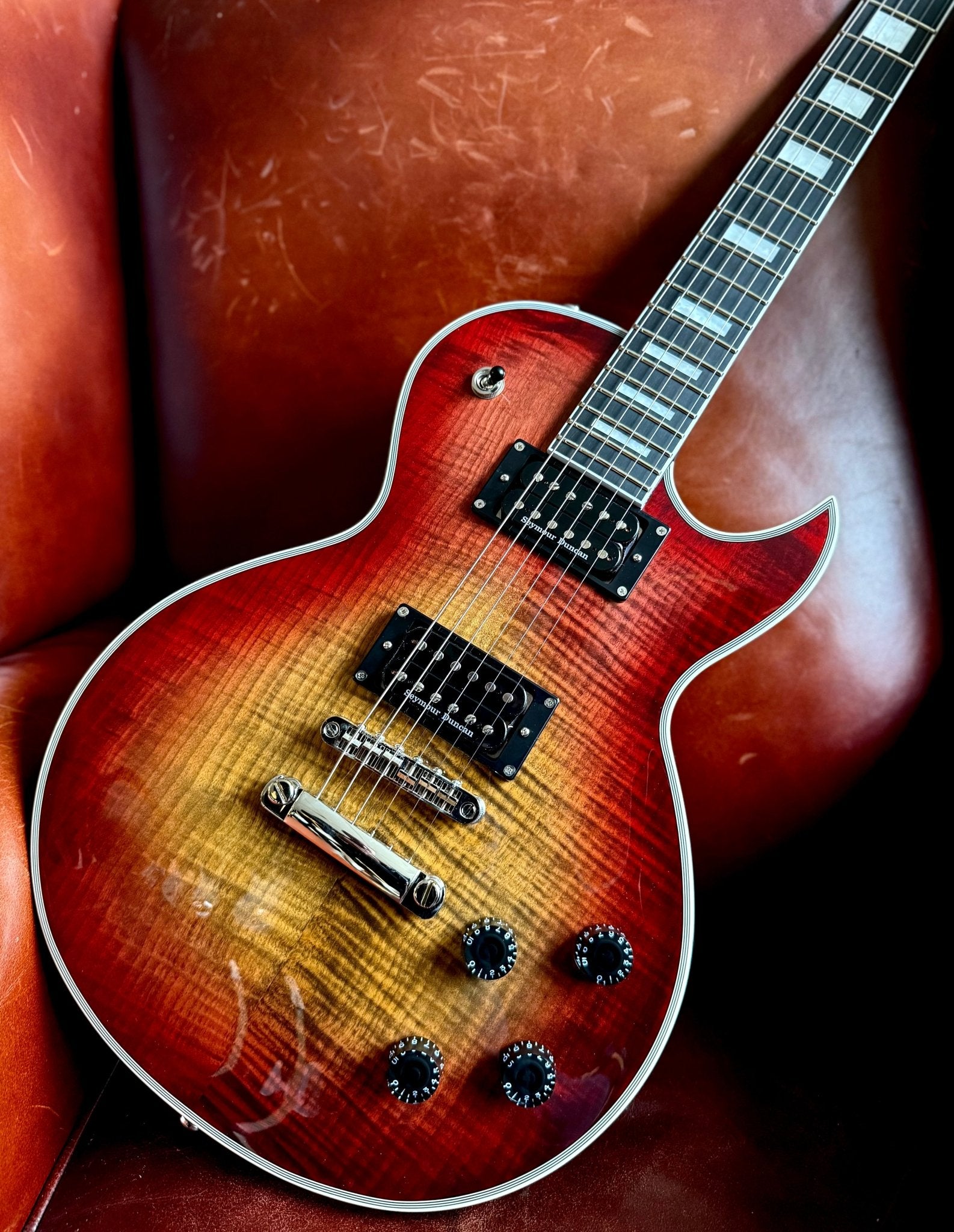 Cort CR300 Deluxe Flaming Burst - Richards Guitars Of Stratford Upon Avon