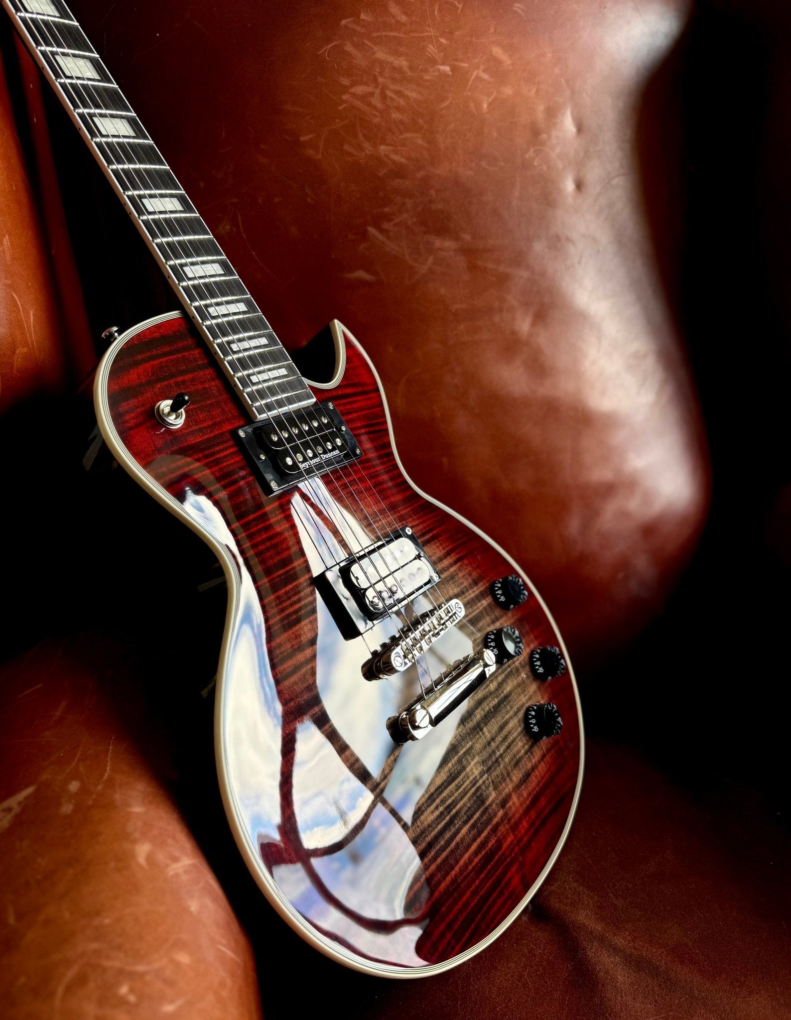 Cort CR300 Deluxe LVB Lava Burst Electric Guitar - Richards Guitars Of Stratford Upon Avon