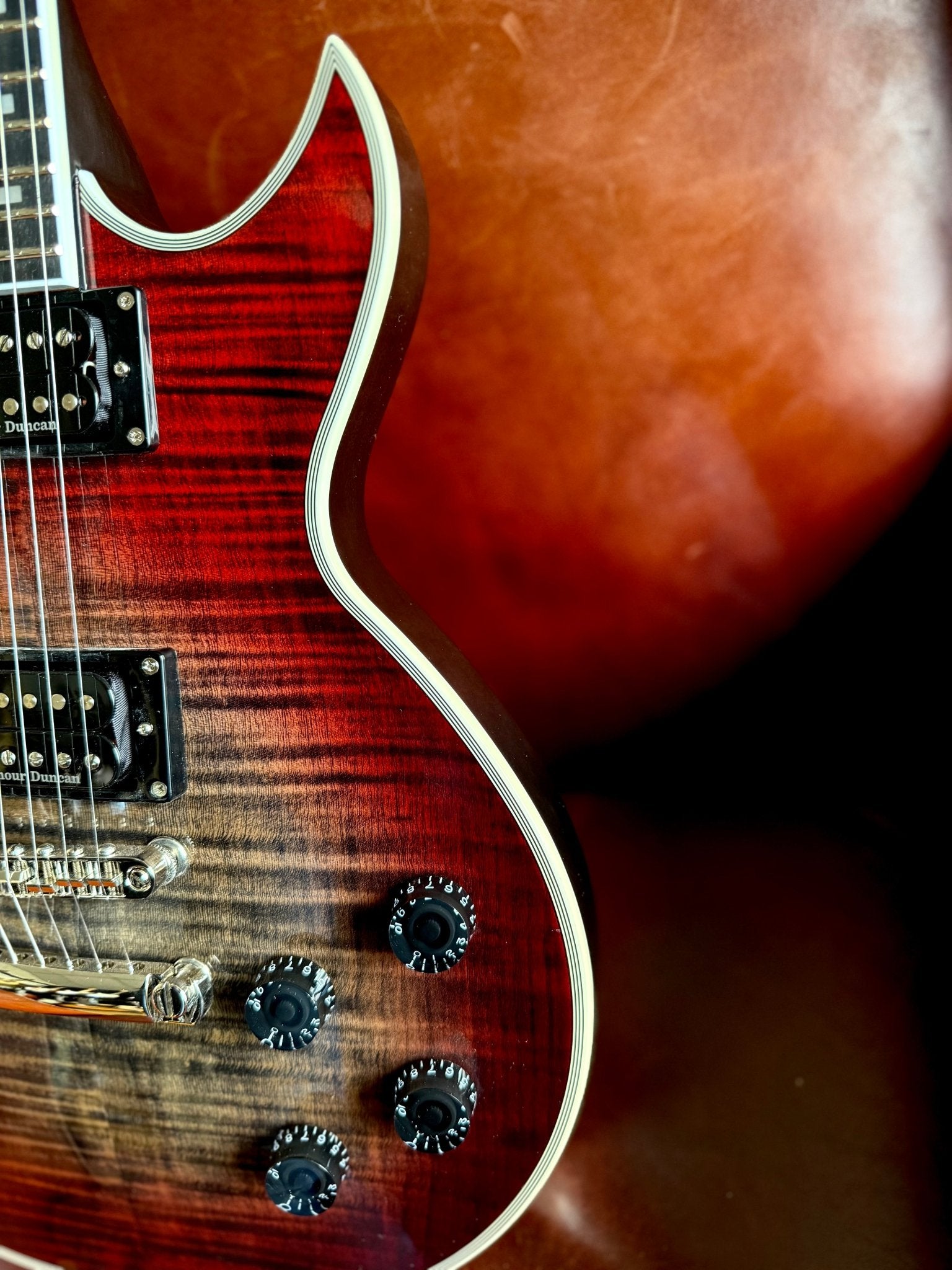 Cort CR300 Deluxe LVB Lava Burst Electric Guitar - Richards Guitars Of Stratford Upon Avon