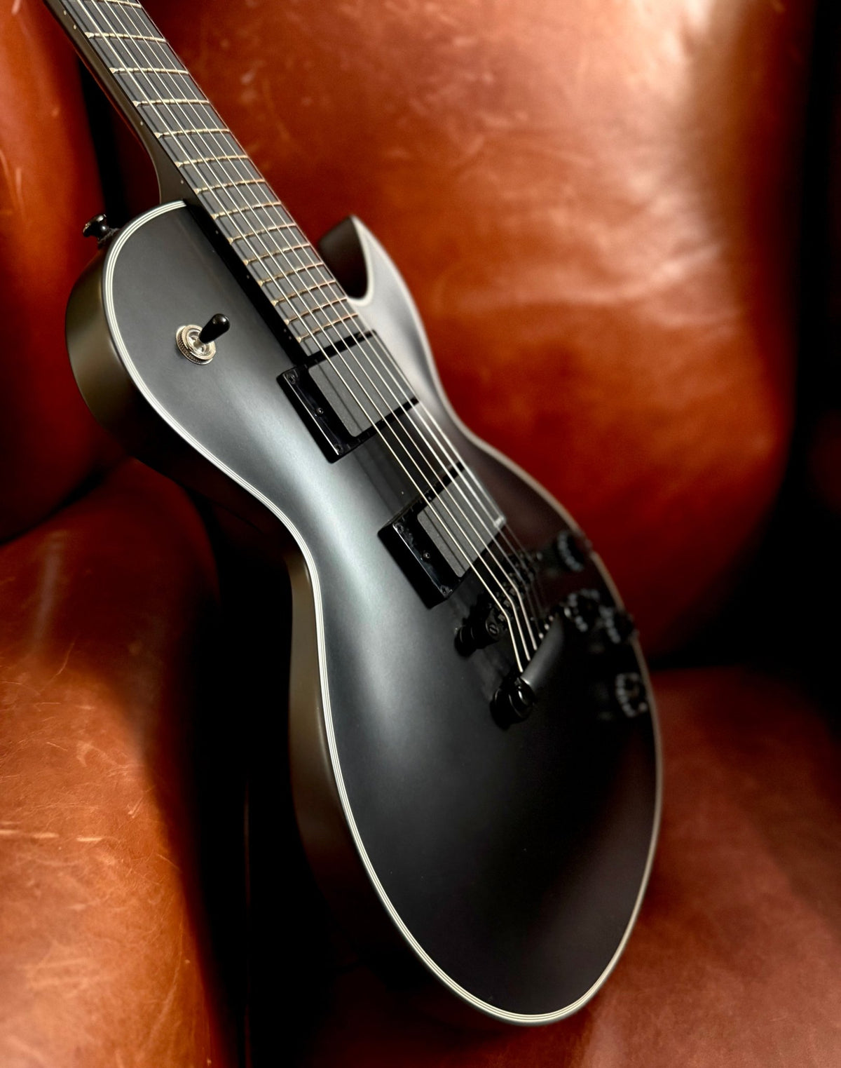Cort CR300MT Black Satin Electric Guitar With EMG Pickups - Richards Guitars Of Stratford Upon Avon