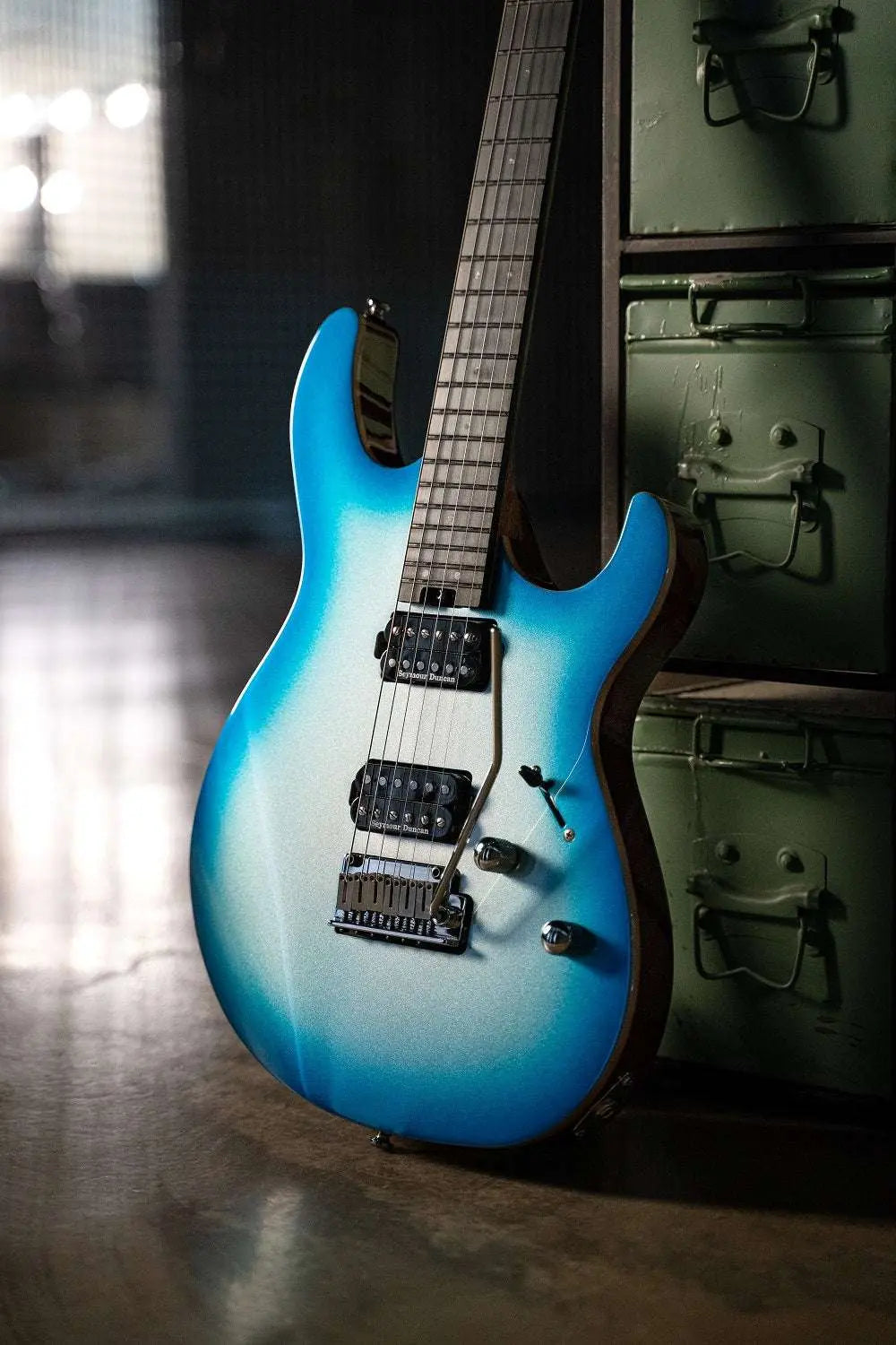 Cort G300 Glam Polar Ice Metallic Blue - Richards Guitars Of Stratford Upon Avon