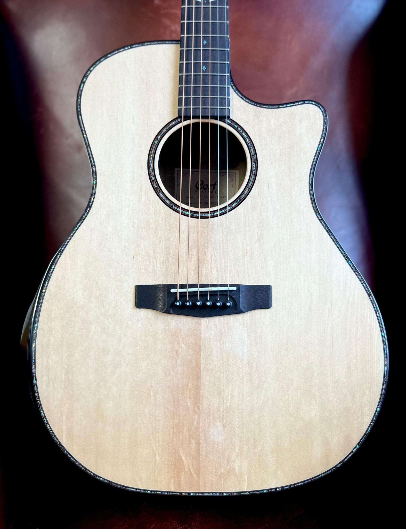 Cort GA MY Bevel Natural Electro Acoustic Guitar - Richards Guitars Of Stratford Upon Avon