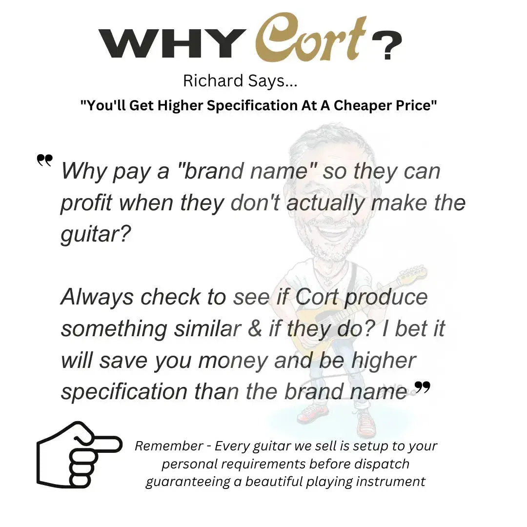 Buy Cort GA PF Bevel Natural Electro Acoustic Guitar