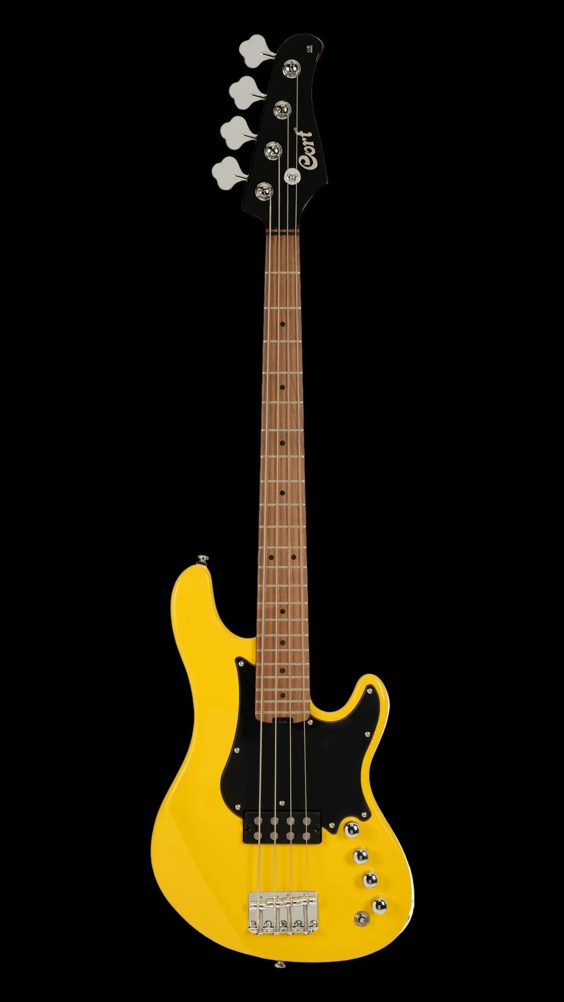 Buy Cort GB Short Scale Bass Guitar Yellow Crush