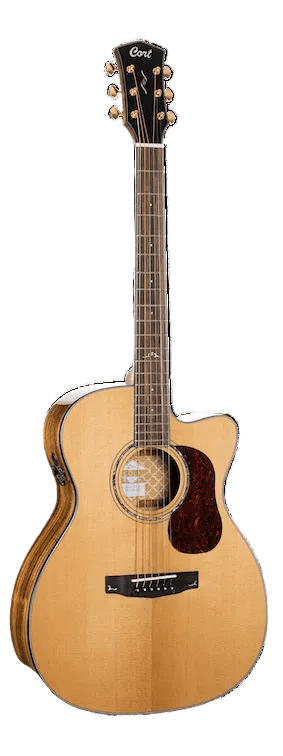Cort Gold Oc6 Bocote W/case, Electro Acoustic Guitar - Richards Guitars Of Stratford Upon Avon