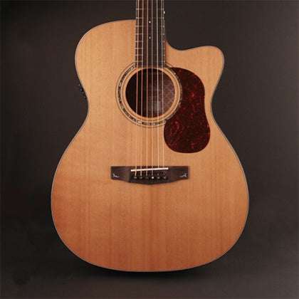Cort Gold OC6 w/case Natural Electro Acoustic Guitar - Richards Guitars Of Stratford Upon Avon
