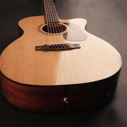 Cort Gold OC6 w/case Natural Electro Acoustic Guitar - Richards Guitars Of Stratford Upon Avon
