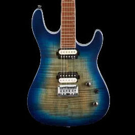 Cort KX300 Open Pore Cobalt Burst Electric Guitar - Richards Guitars Of Stratford Upon Avon