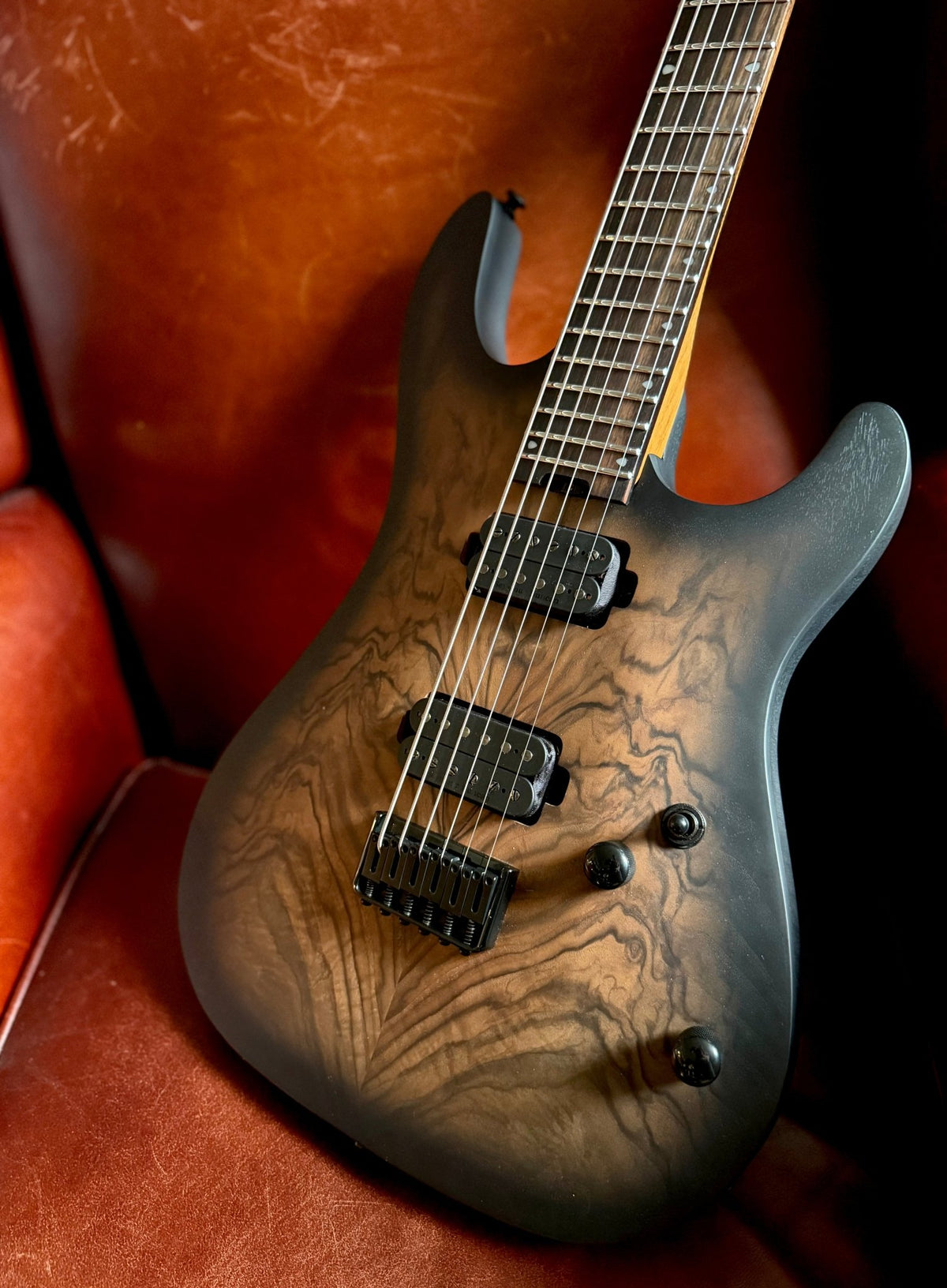 Cort KX500 Baritone NBN ( Natural Black Burst) Baritone Electric Guitar - Richards Guitars Of Stratford Upon Avon
