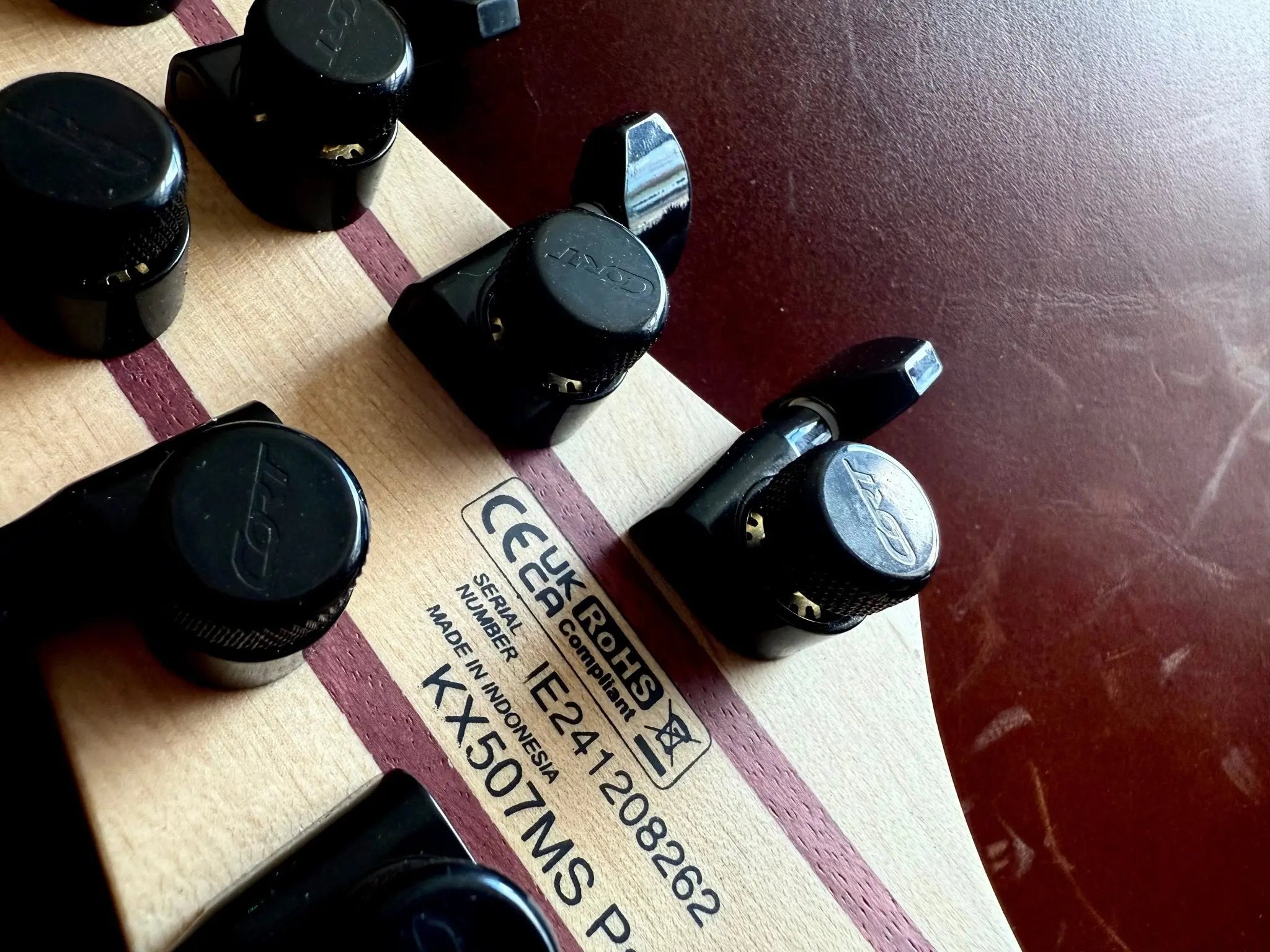 Cort KX507MS Pale Moon, Natural Black Burst - Richards Guitars Of Stratford Upon Avon