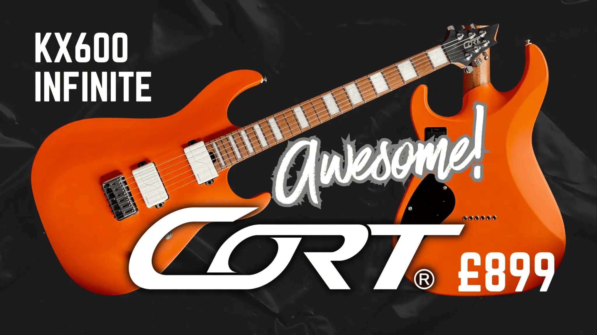 Buy Cort KX600 Infinite Orange Crush Satin Thru Neck Electric Rock Guitar