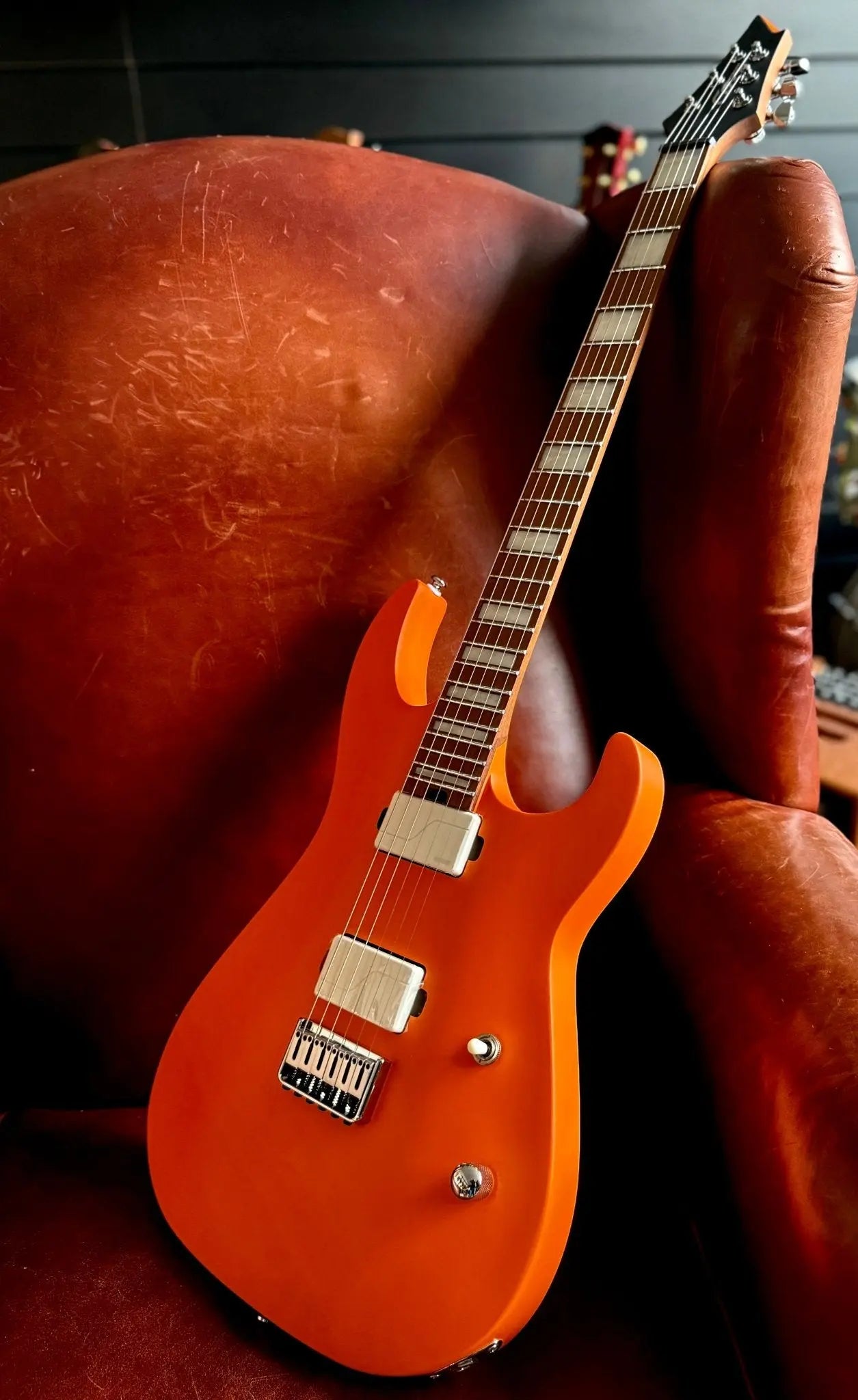 Buy Cort KX600 Infinite Orange Crush Satin Thru Neck Electric Rock Guitar