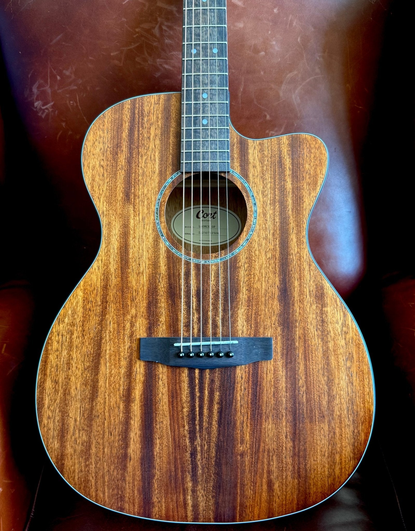 Cort L60MCE Mahogany Electro Acoustic Guitar - Richards Guitars Of Stratford Upon Avon