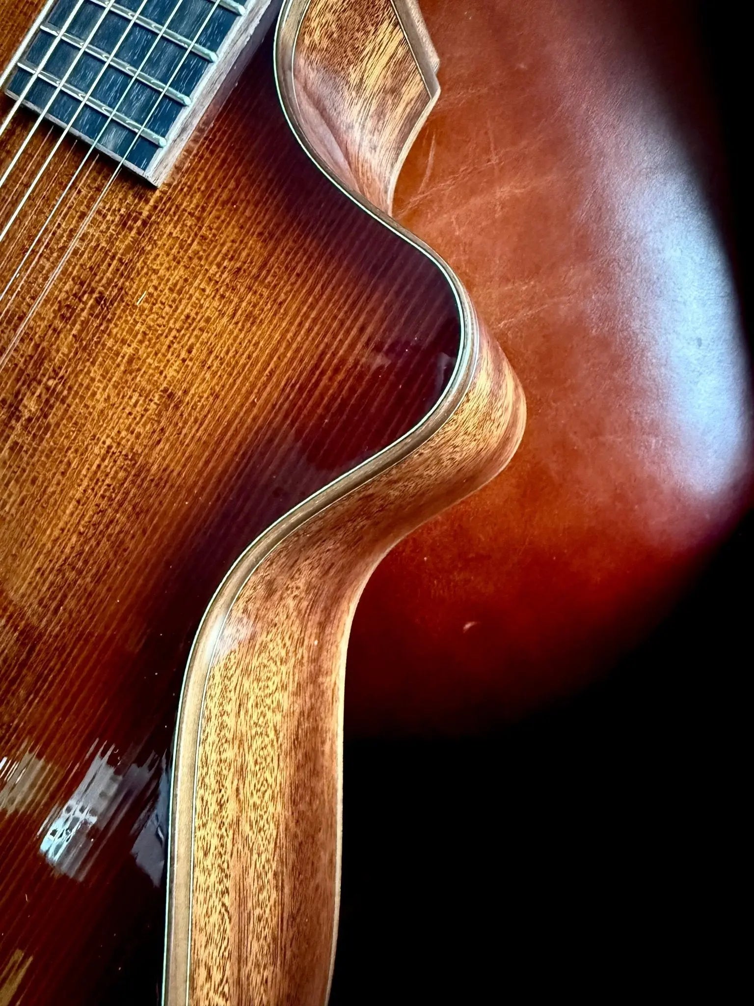Buy Cort Modern Tobacco Burst Electro Acoustic Guitar with Case Inc. Fishman Matrix
