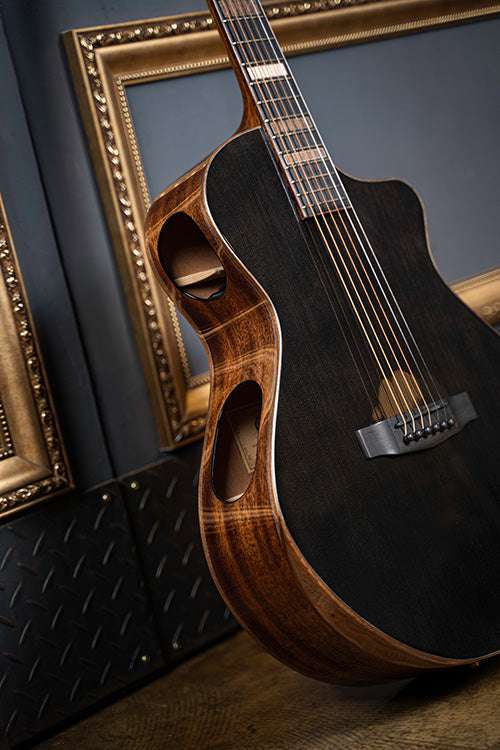 Cort Modern Trans Black with Case - Richards Guitars Of Stratford Upon Avon