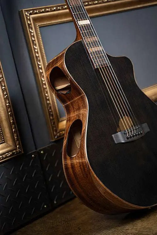 Buy Cort Modern Electro Acoustic Guitar Black with Case Inc Fishman Matrix