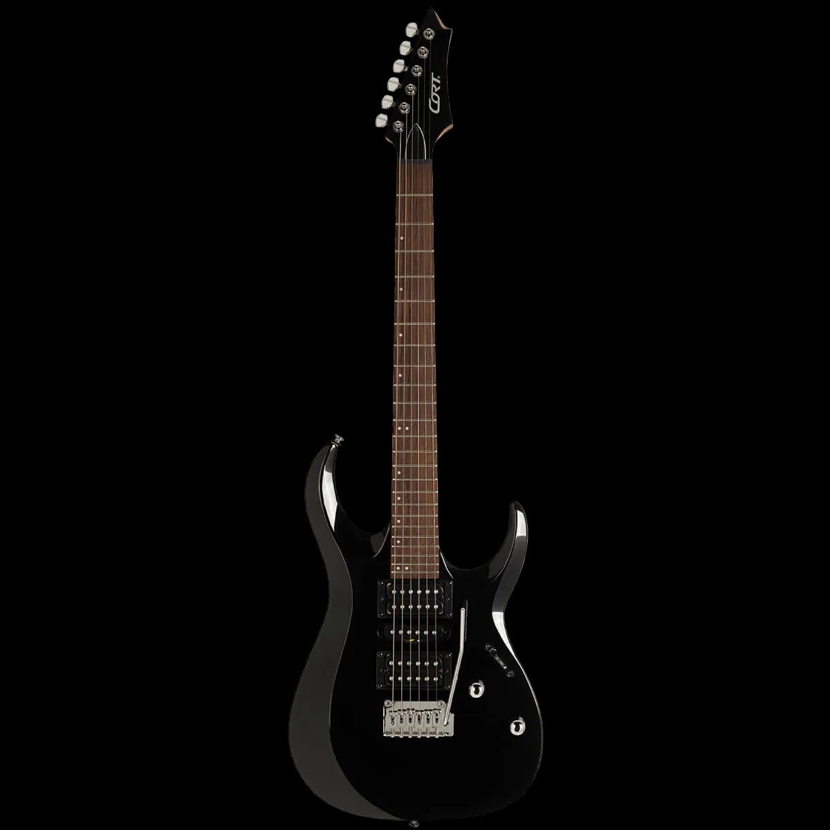 Cort X200 Black Electric Guitar - Richards Guitars Of Stratford Upon Avon