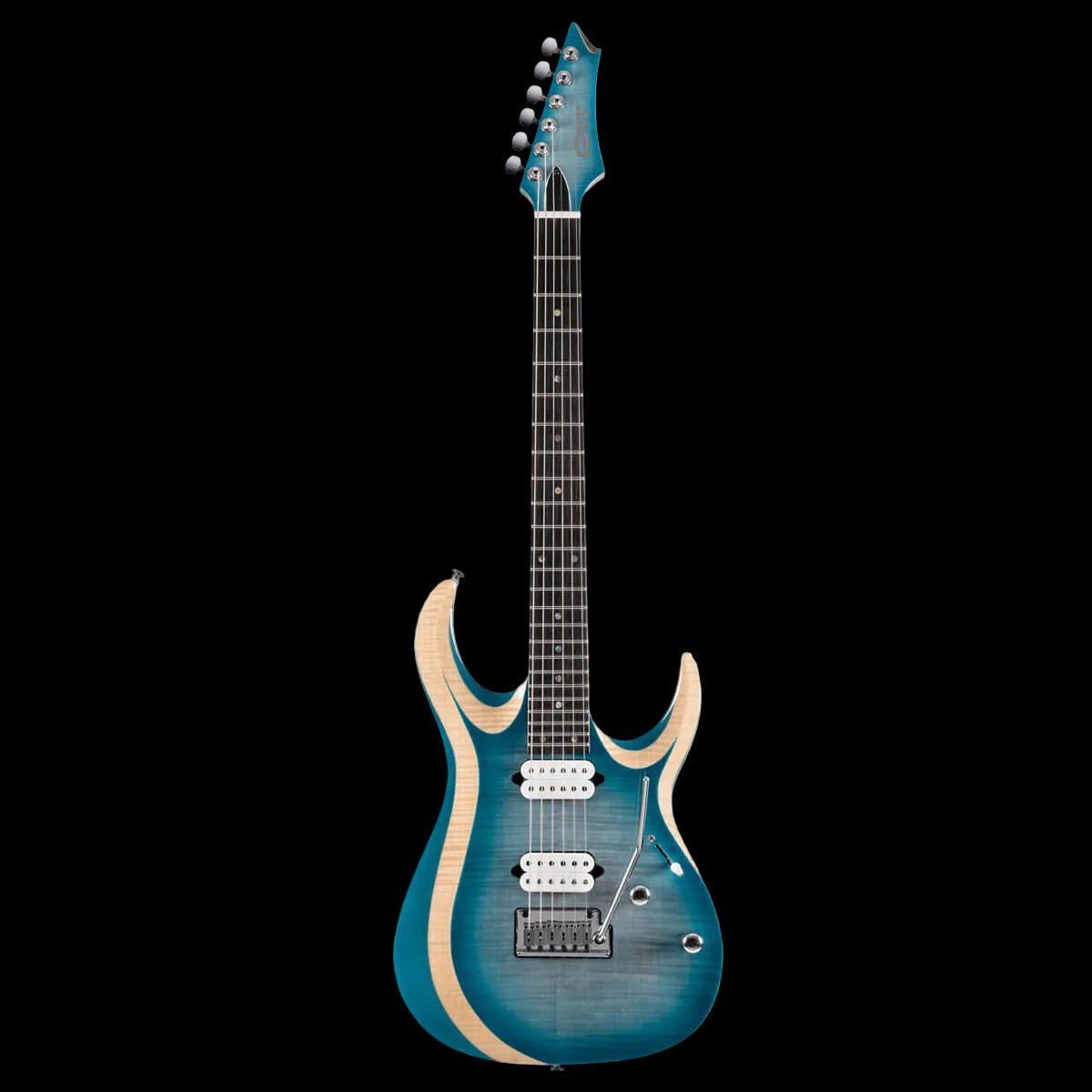 Cort X700 Duality II w/bag Polar Ice Burst Electric Guitar - Richards Guitars Of Stratford Upon Avon
