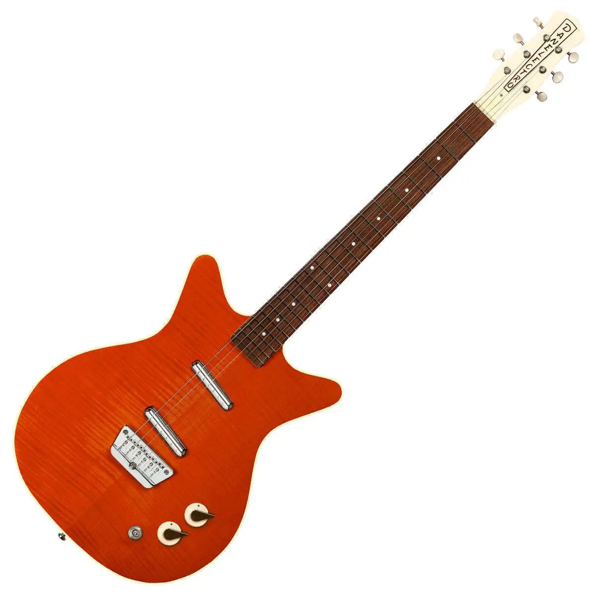 Danelectro '59 Divine Electric Guitar ~ Flame Maple - Richards Guitars Of Stratford Upon Avon