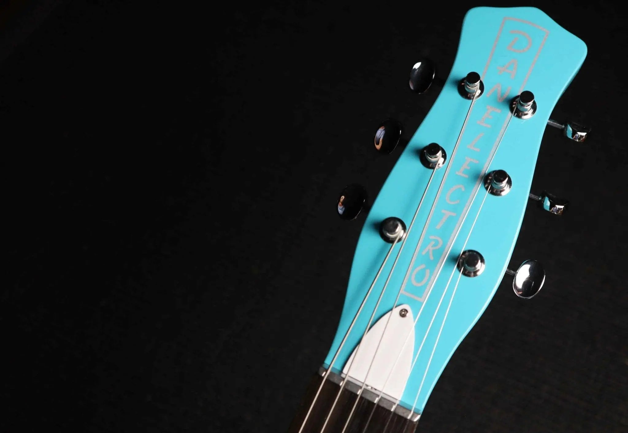 Danelectro '59M NOS Guitar ~ Baby Come Back Blue - Richards Guitars Of Stratford Upon Avon