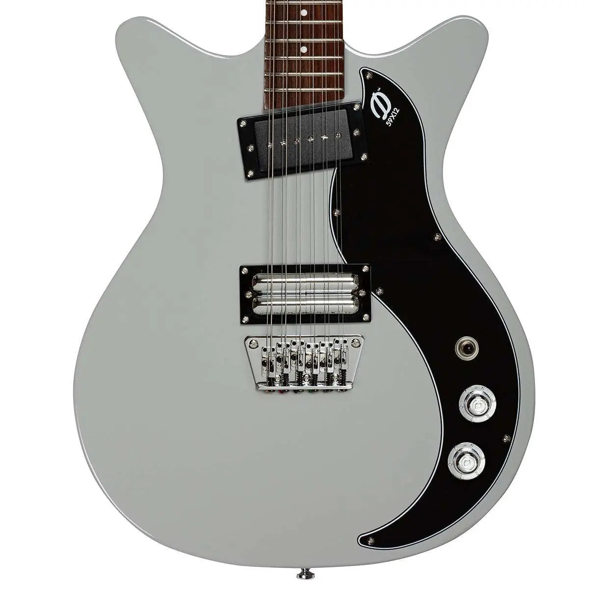 Danelectro '59X 12 String Electric Guitar ~ Ice Grey - Richards Guitars Of Stratford Upon Avon