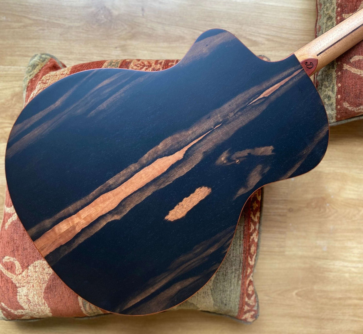 Dowina Figured Ebony GAC Deluxe Masters With Torrifed Swiss Moon Spruce Top - Richards Guitars Of Stratford Upon Avon