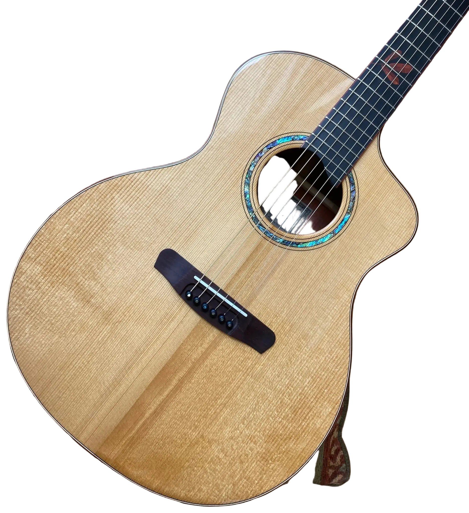 Dowina PADAUK GAC Deluxe (Torrified Swiss Moon Spruce) - Richards Guitars Of Stratford Upon Avon