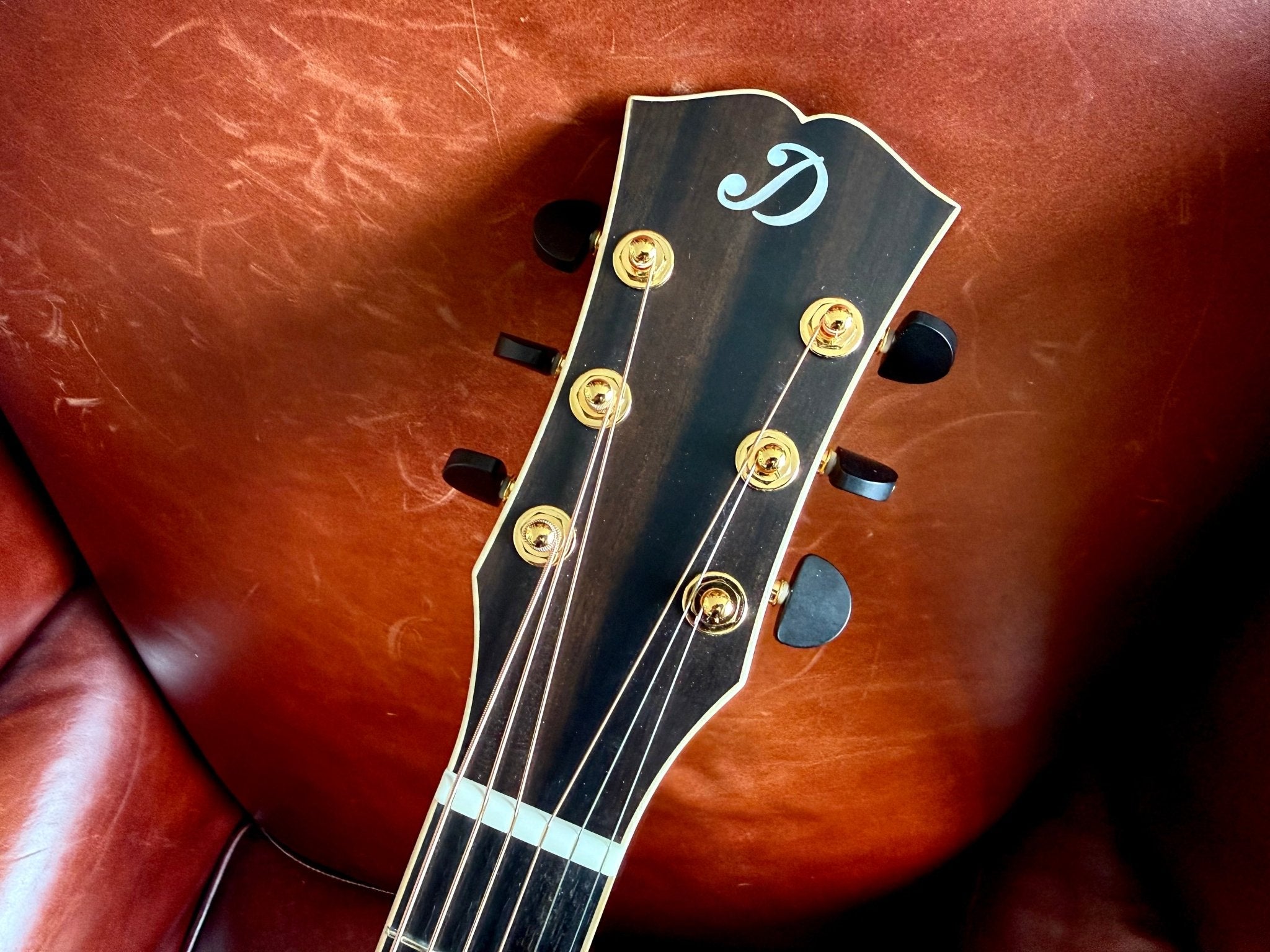 Dowina Rosewood OMG Exquisite Custom w' Flame Maple Bindings & Japanese Cherry Inlays - Richards Guitars Of Stratford Upon Avon