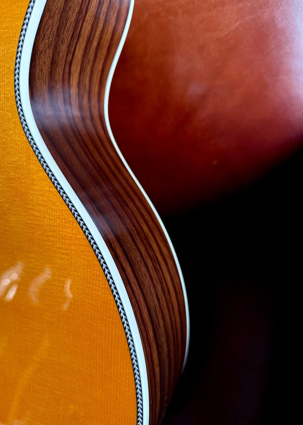 Duke A-PF Acoustic Guitar (Inc Deluxe Gigbag) - Richards Guitars Of Stratford Upon Avon
