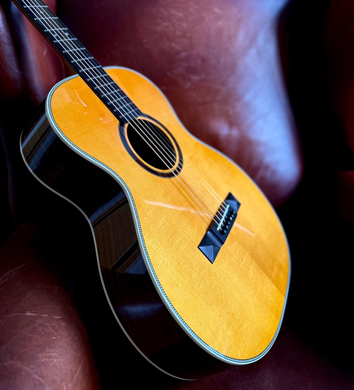 Duke A-PF Acoustic Guitar (Inc Deluxe Gigbag) - Richards Guitars Of Stratford Upon Avon