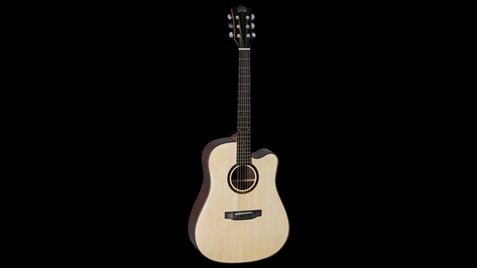 Duke D-PF Cutaway Acoustic Guitar (Inc Deluxe Gigbag) - Richards Guitars Of Stratford Upon Avon