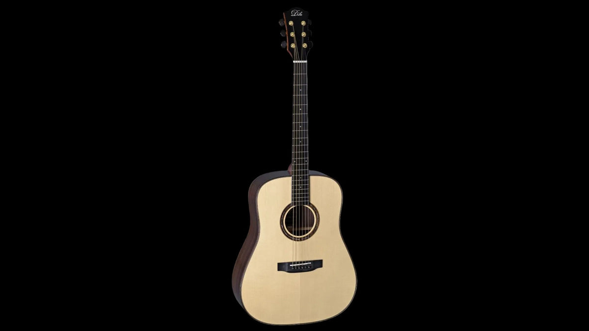 Duke D-PF Solid Acoustic Guitar (Inc Deluxe Gigbag) - Richards Guitars Of Stratford Upon Avon