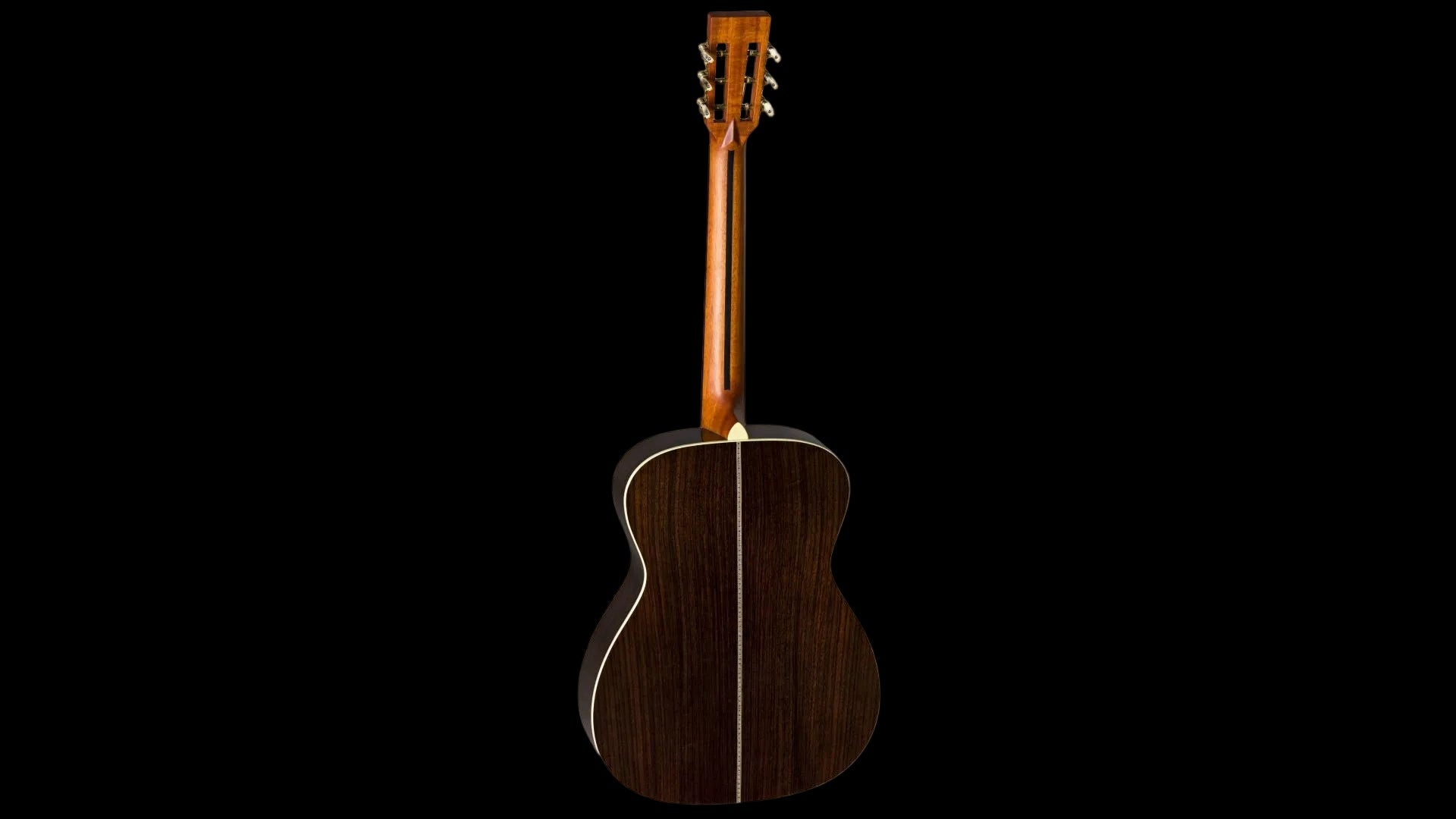 Duke OM-PF-Solid Acoustic Guitar (Inc Deluxe Gigbag) - Richards Guitars Of Stratford Upon Avon