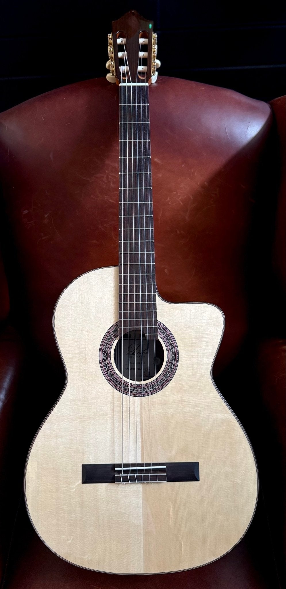 Duke Student F Cut Nylon Strung Guitar. Utterly Stunning Classical Guitar - Richards Guitars Of Stratford Upon Avon