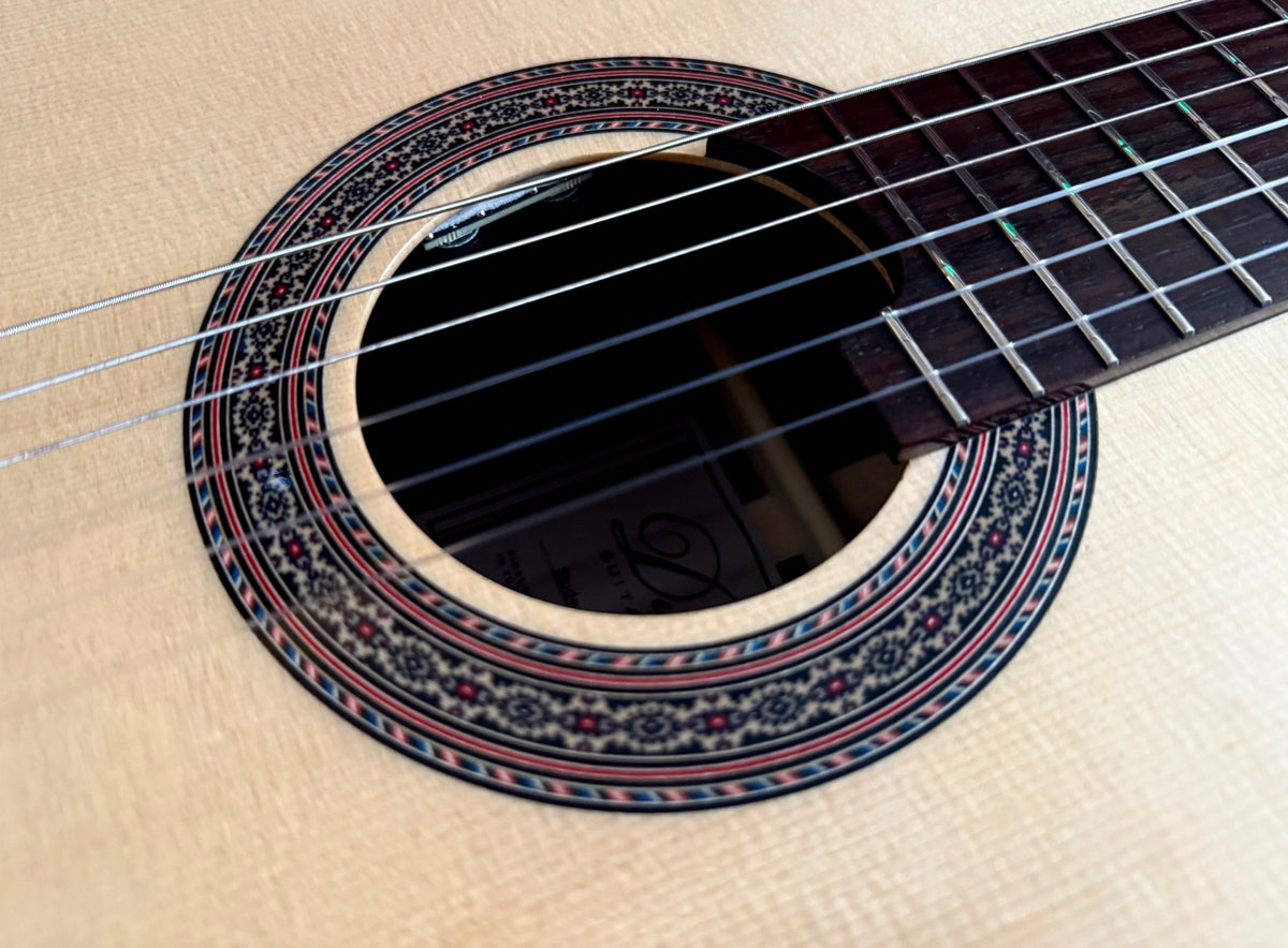 Duke Student F Cut Nylon Strung Guitar. Utterly Stunning Classical Guitar - Richards Guitars Of Stratford Upon Avon