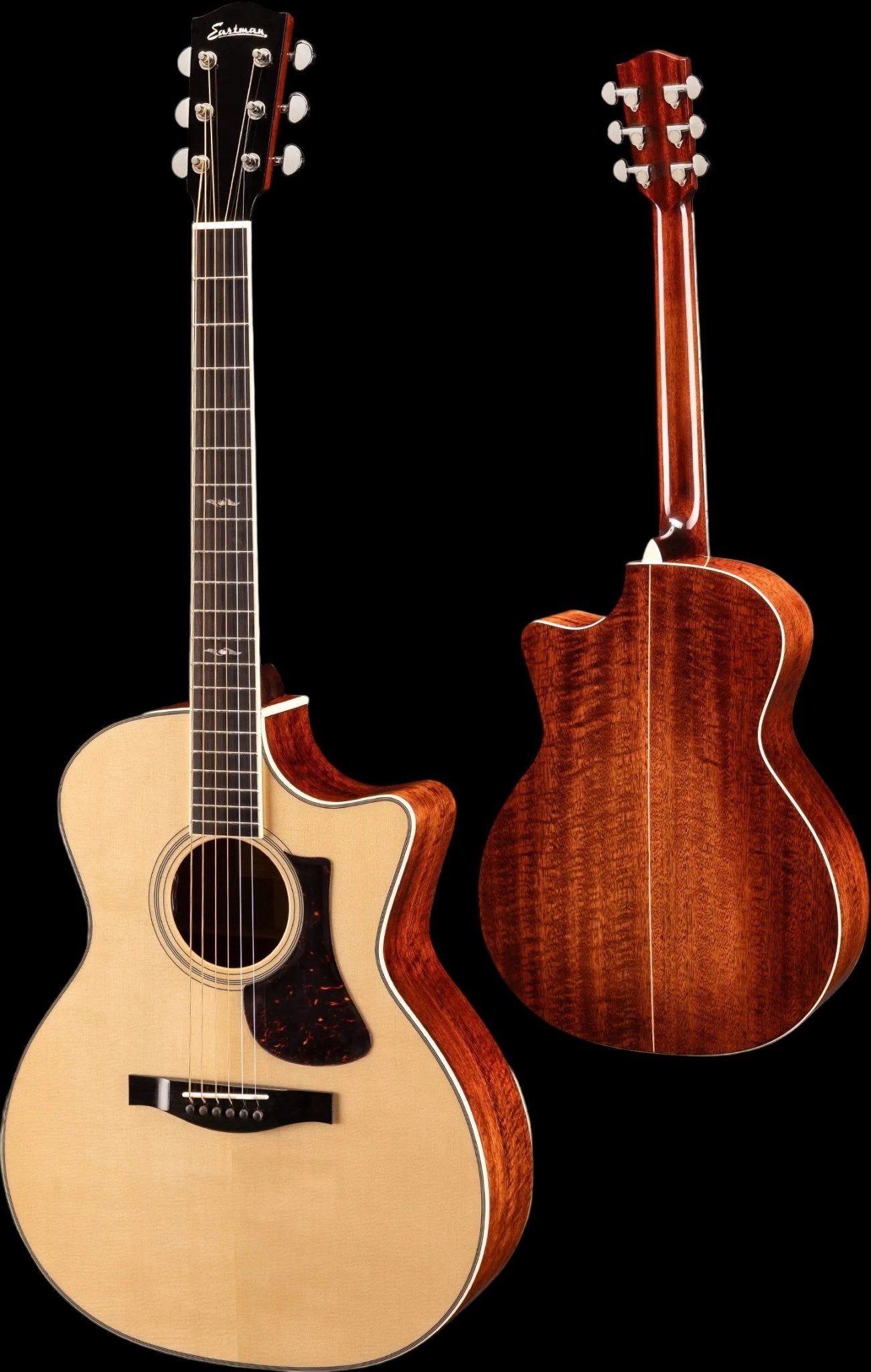 Eastman AC322CE Natural Electro Acoustic Guitar (Price inc. Custom Pro Setup Package) - Richards Guitars Of Stratford Upon Avon